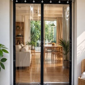 CASA-NEST Magnetic PVC 7FT" 0.30MM AC Curtain for Home & Office